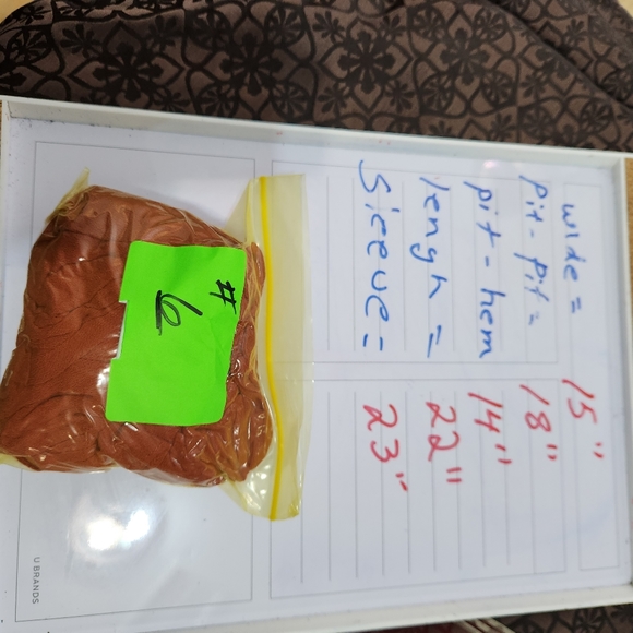 GANJI LA WOMEN'S BELL SLEEVES RUFFLE ALL AROUND ORANGE SIZE SMALL - Picture 10 of 10